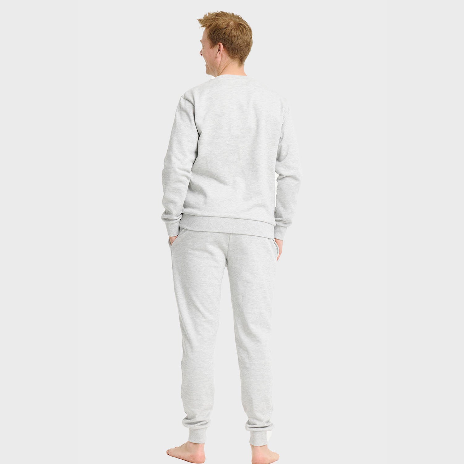 Sweatset grå - Herre.